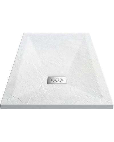 Душевой поддон из искусственного камня Vincea 120x100 VST-4SR1012W+Vsph-D132 Белый матовый