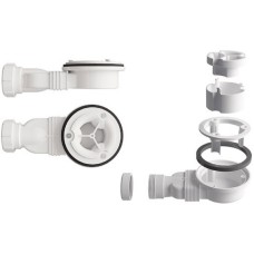 Душевой поддон из искусственного камня Vincea 80x80 VST-4SR8080W+Vsph-D132 Белый матовый