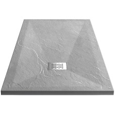Душевой поддон из искусственного камня Vincea 120x90 VST-4SR9012G+Vsph-D132 Серый