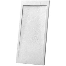 Душевой поддон из искусственного камня Vincea 120x90 VST-4SRL9012W+Vsph-D611 Белый матовый