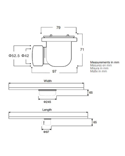Душевой поддон из искусственного камня Vincea 160x90 VST-4SRL9016W+Vsph-D611 Белый матовый