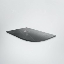 Душевой поддон из искусственного камня RGW Stone Tray ST/AL-G 120х80 L 16154128-02L Графит