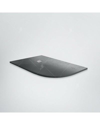 Душевой поддон из искусственного камня RGW Stone Tray ST/AL-G 120х90 L 16154129-02L Графит