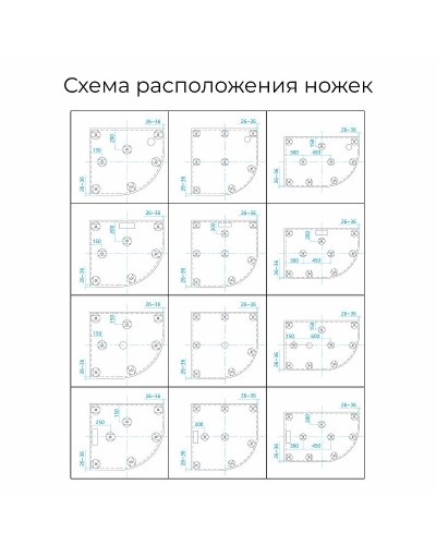 Душевой поддон из искусственного камня RGW Stone Tray ST/AL-G 120х90 L 16154129-02L Графит