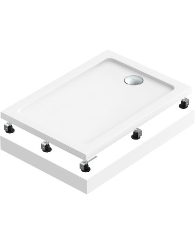 Акриловый поддон для душа Bas Олимпик 100х80 ПН00053 Белый