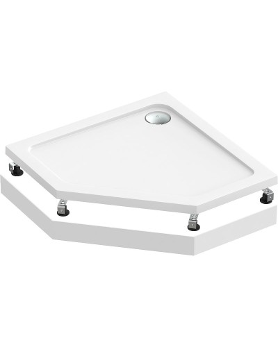 Акриловый поддон для душа Bas Пента 100х100 ПН00063 Белый