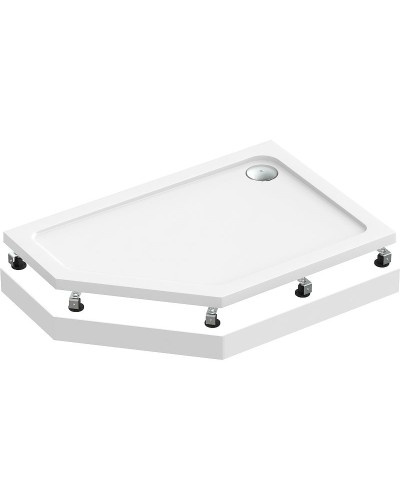 Акриловый поддон для душа Bas Пента 120х80 L ПН00064 Белый