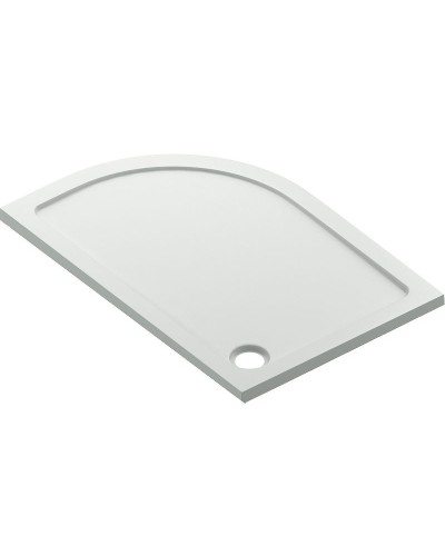 Акриловый поддон для душа Bas Раунд 120х80 L ПН00069 Белый