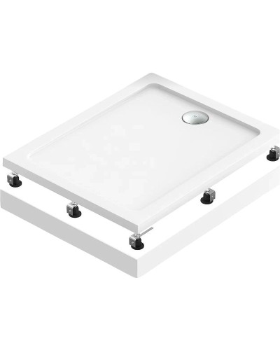 Акриловый поддон для душа Creto Olimpos 100х80 6-1005 Белый