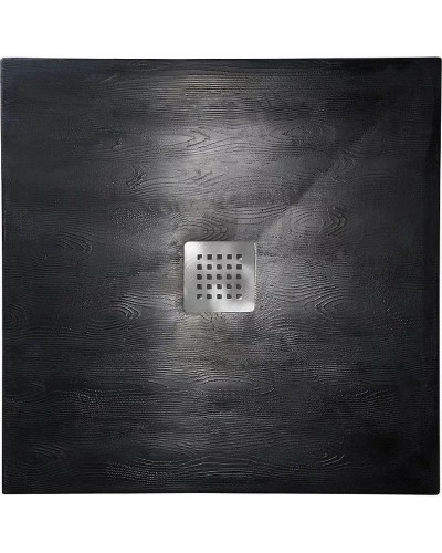 Душевой поддон из искусственного камня Veconi Tezeo 90x90 TZW20B-90-R1 Черный