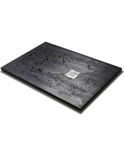 Душевой поддон из искусственного камня Veconi Tezeo 100x80 TZW21B-108-R1 Черный