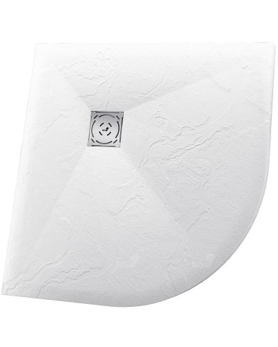 Душевой поддон из искусственного камня RGW Stone Tray ST/R-0100W 100x100 16153100-01 Белый