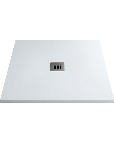 Душевой поддон из искусственного камня Allen Brau Priority 90x80 8.31001-21 Белый камень