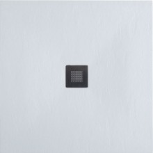 Душевой поддон из искусственного камня Allen Brau Priority 100x90 8.31004-21 Белый камень