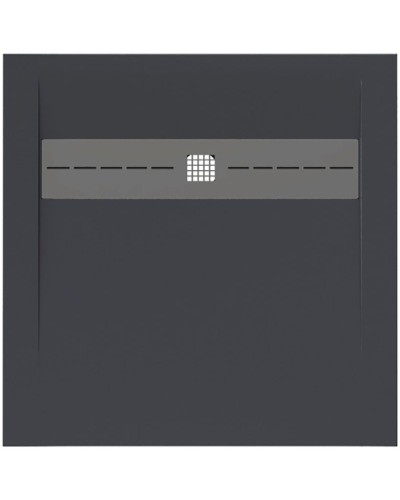 Душевой поддон из искусственного камня Allen Brau Infinity 90x90 8.21001-AM Антрацит