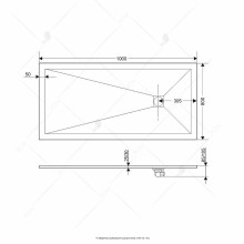 Душевой поддон из искусственного камня RGW Stone Tray ST-Co 100x80 16152810-10 Бетон Цемент