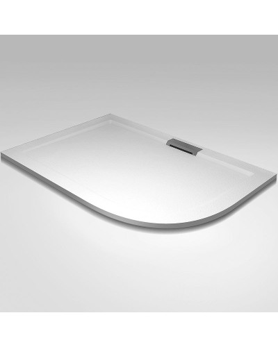 Душевой поддон из искусственного камня RGW GWS-41L 100х80 03150480-01L Белый