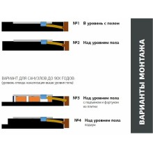 Душевой поддон из искусственного камня Allen Brau Priority 90x90 8.31002-AM Антрацит