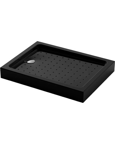 Акриловый поддон для душа Veconi Tezeo TZ-54B 100x80 TZ54B-10080-C5 Черный