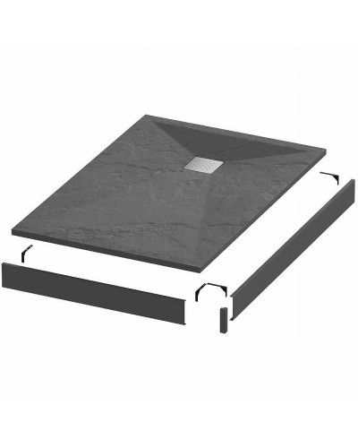 Душевой поддон из искусственного камня Grossman Strong 80x110 GR-S280110Q Графит