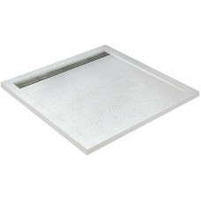 Душевой поддон из искусственного камня Cezares Tray AS 80x80 TRAY-AS-A-80-30-W Белый