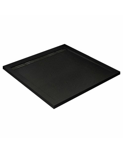 Душевой поддон из искусственного камня Cezares Tray AS 90x90 TRAY-AS-A-90-30-NERO Черный матовый