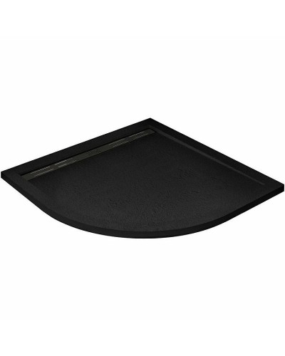 Душевой поддон из искусственного камня Cezares Tray AS 90х90 TRAY-AS-R-90-30-NERO Черный матовый