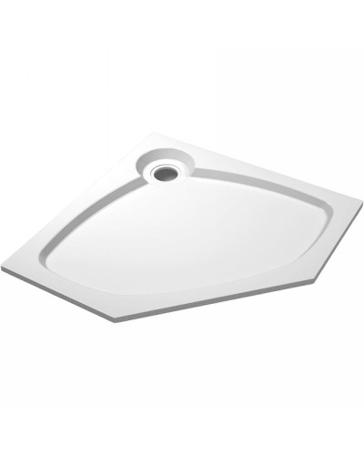Душевой поддон из искусственного камня Cezares Tray S 100х100 TRAY-S-P-100-56-W Белый