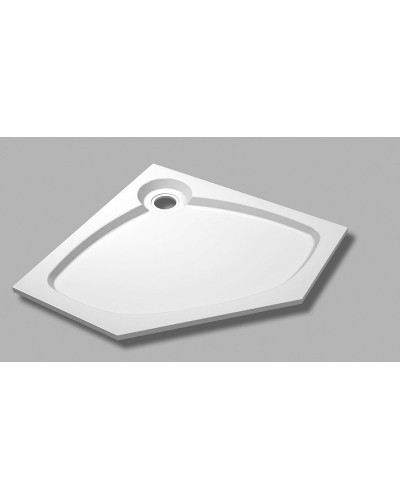 Душевой поддон из искусственного камня Cezares Tray S 100х100 TRAY-S-P-100-56-W Белый