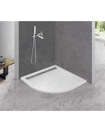 Душевой поддон из искусственного камня Cezares Tray AS 80x80 TRAY-AS-R-80-30-W Белый