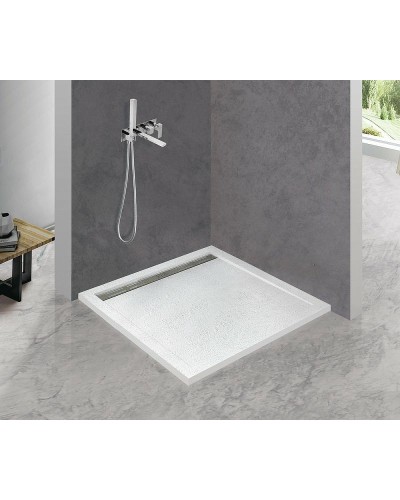 Душевой поддон из искусственного камня Cezares Tray AS 100х100 TRAY-AS-A-100-30-W Белый