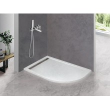 Душевой поддон из искусственного камня Cezares Tray AS 120x80 L TRAY-AS-RH-120/80-30-W-L Белый