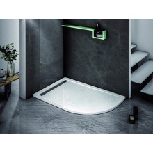 Душевой поддон из искусственного камня Cezares Tray AS 120x80 L TRAY-AS-RH-120/80-30-W-L Белый