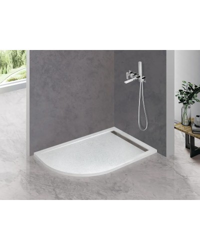 Душевой поддон из искусственного камня Cezares Tray AS 120x80 R TRAY-AS-RH-120/80-30-W-R Белый