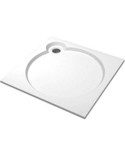 Душевой поддон из искусственного камня Cezares Tray S 90x90 TRAY-S-A-90-56-W Белый