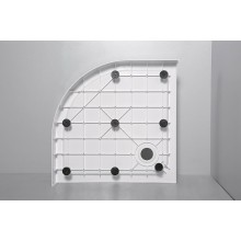 Душевой поддон из стеклокомпозита Cezares Tray SMC 80x80 TRAY-SMC-R-80-550-150-W Белый