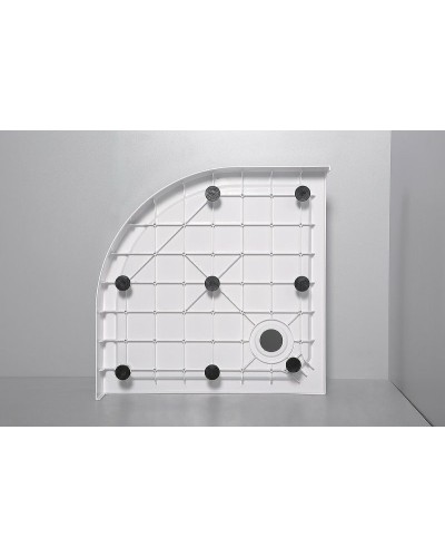 Душевой поддон из стеклокомпозита Cezares Tray SMC 80x80 TRAY-SMC-R-80-550-150-W Белый
