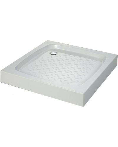 Душевой поддон из искусственного камня Cezares Tray S 80x80 TRAY-S-A-80-13-W Белый