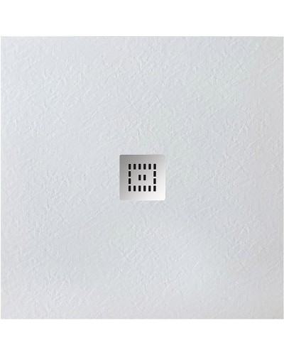 Душевой поддон из искусственного камня BelBagno Uno 90x90 TRAY-MR-UNO-A-90-35-W-CR Белый