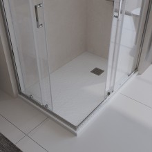 Душевой поддон из искусственного камня BelBagno Uno 120x80 TRAY-MR-UNO-AH-120/80-35-W-CR Белый