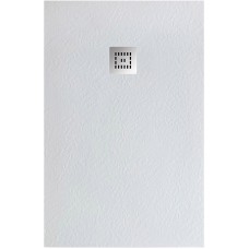 Душевой поддон из искусственного камня BelBagno Uno 180x80 TRAY-MR-UNO-AH-180/80-35-W-CR Белый