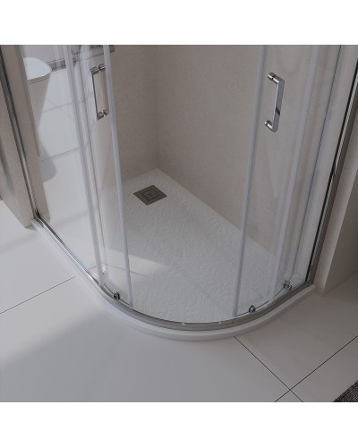 Душевой поддон из искусственного камня BelBagno Uno 120x90 L TRAY-MR-UNO-RH-120/90-550-35-W-L-CR Белый