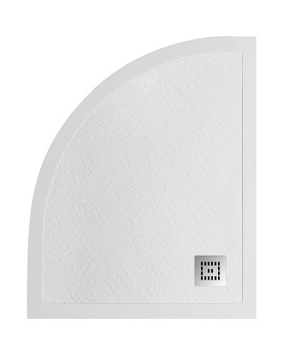 Душевой поддон из искусственного камня BelBagno Uno 120x90 R TRAY-MR-UNO-RH-120/90-550-35-W-R-CR Белый
