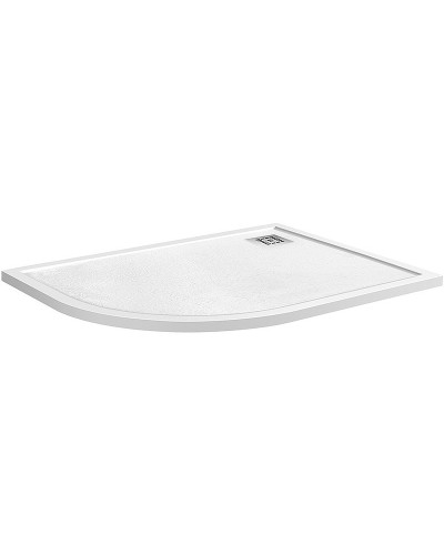 Душевой поддон из искусственного камня BelBagno Uno 120x90 R TRAY-MR-UNO-RH-120/90-550-35-W-R-CR Белый