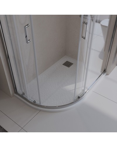 Душевой поддон из искусственного камня BelBagno Uno 120x90 R TRAY-MR-UNO-RH-120/90-550-35-W-R-CR Белый
