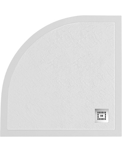Душевой поддон из искусственного камня BelBagno Uno 90x90 TRAY-MR-UNO-R-90-550-35-W-CR Белый