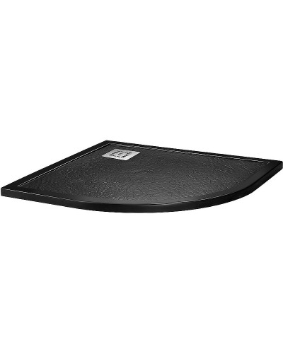 Душевой поддон из искусственного камня BelBagno Uno 90x90 TRAY-MR-UNO-R-90-550-35-NERO-CR Черный матовый
