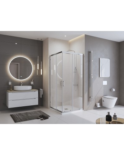 Душевой поддон из искусственного камня BelBagno Uno 90x90 TRAY-MR-UNO-A-90-35-W Белый