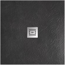 Душевой поддон из искусственного камня BelBagno Uno 90x90 TRAY-MR-UNO-A-90-35-NERO Черный