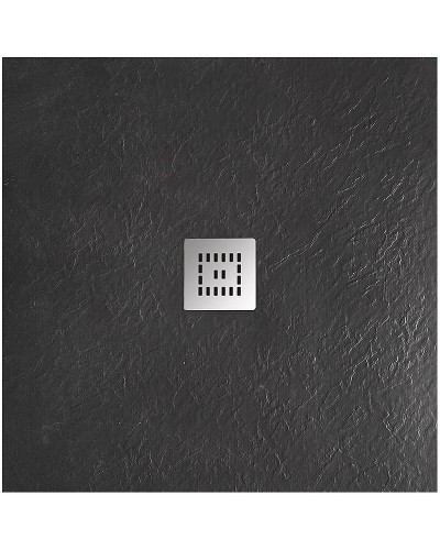 Душевой поддон из искусственного камня BelBagno Uno 90x90 TRAY-MR-UNO-A-90-35-NERO Черный